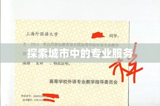 大连探索城市中的专业服务